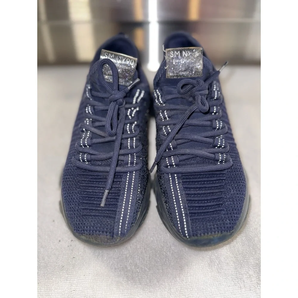Steve Madden NY‎ Blue Sparkle Woman's Shoes Size 5